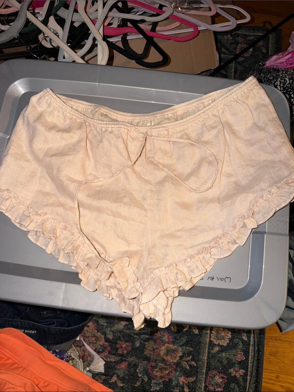Spell Sunday Linen Shorts XL